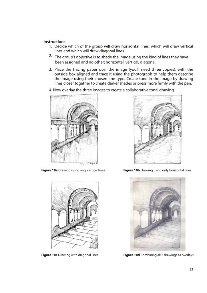 Drawing for science exercises
