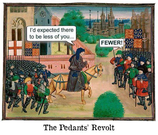 Revolting Pedants